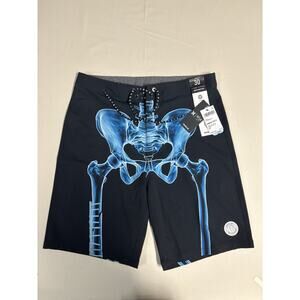 Hurley X Travis Barker Phantom Eco X-Ray Shorts Men’s Size 30 20” Length NEW NWT